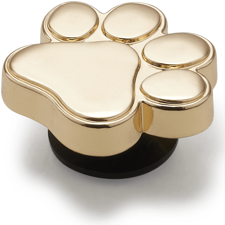 Crocs - Gold Dog Paw Jibbitz™ charms for Women|Men|Jibbitz™ Charms