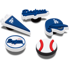 Crocs - MLB Los Angeles Dodgers 5pck Jibbitz™ charms for Women|Men|Kids|Jibbitz™ Charms