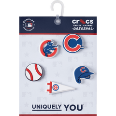 Crocs - MLB Chicago Cubs 5pck Jibbitz™ charms for Women|Men|Kids|Jibbitz™ Charms