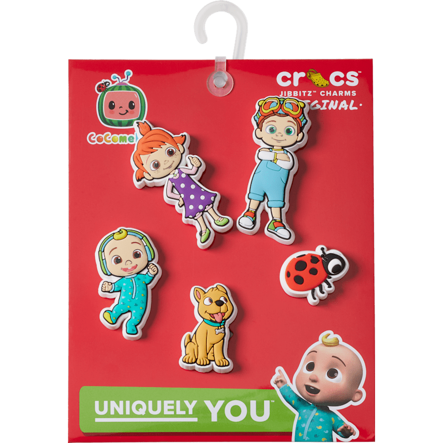 Crocs - Cocomelon 5 Pack Jibbitz™ charms for Women|Men|Kids|Jibbitz™ Charms