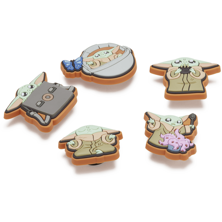 Crocs - Grogu 5 Pack Jibbitz™ charms for Women|Men|Kids|Jibbitz™ Charms