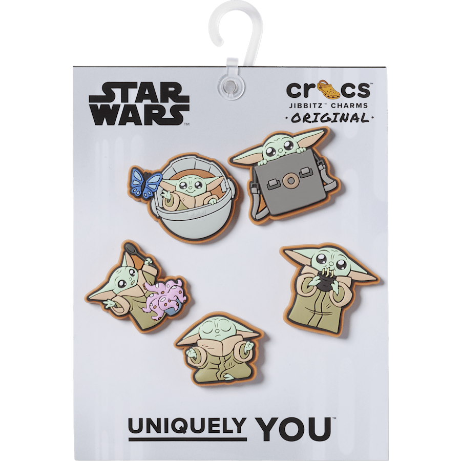 Crocs - Grogu 5 Pack Jibbitz™ charms for Women|Men|Kids|Jibbitz™ Charms