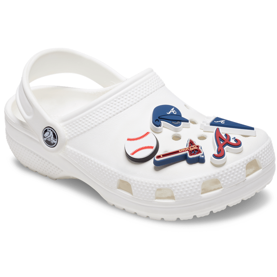 Crocs - MLB Atlanta Braves 5 Pack Jibbitz™ charms for Women|Men|Jibbitz™ Charms