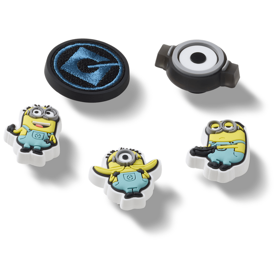 Crocs - Minions 5 Pack Jibbitz™ charms for Women|Men|Kids|Jibbitz™ Charms