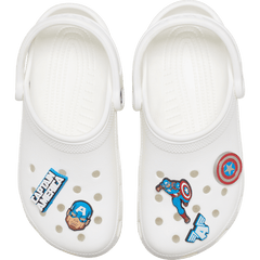 Crocs - Captain America 5 Pack Jibbitz™ charms for Women|Men|Kids|Jibbitz™ Charms