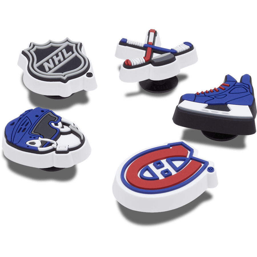 Crocs - NHL® Montreal Canadiens® 5 Pack Jibbitz™ charms for Women|Men|Jibbitz™ Charms