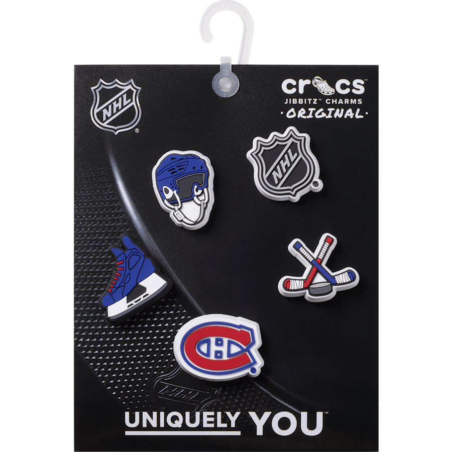 Crocs - NHL® Montreal Canadiens® 5 Pack Jibbitz™ charms for Women|Men|Jibbitz™ Charms