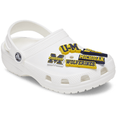 Crocs - University of Michigan 5 Pack Jibbitz™ charms for Women|Men|Jibbitz™ Charms