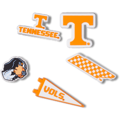 Crocs - University of Tennessee 5 Pack Jibbitz™ charms for Women|Men|Jibbitz™ Charms