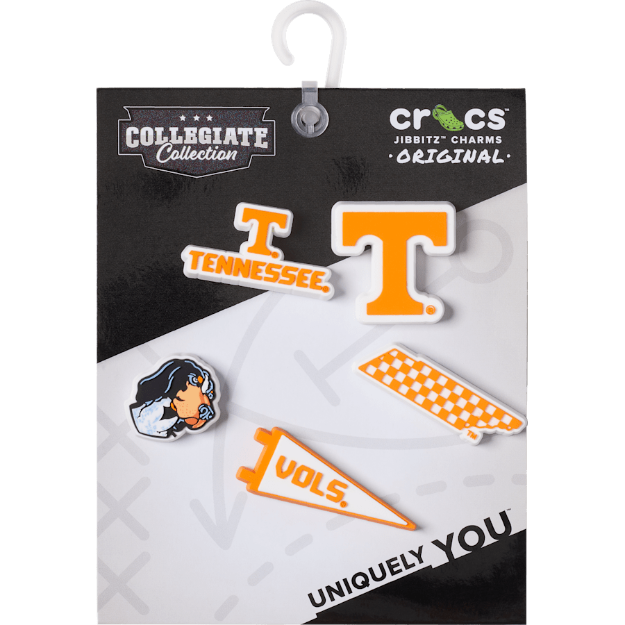 Crocs - University of Tennessee 5 Pack Jibbitz™ charms for Women|Men|Jibbitz™ Charms