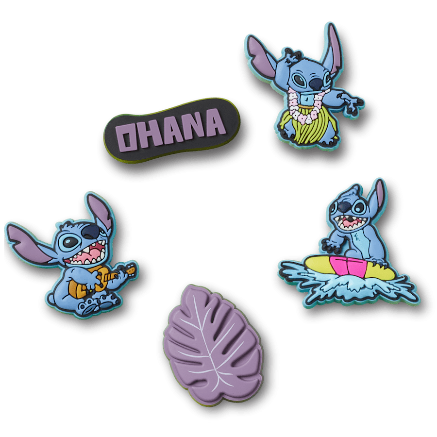 Crocs - Stitch Tropical 5 Pack Jibbitz™ charms for Women|Men|Kids|Jibbitz™ Charms