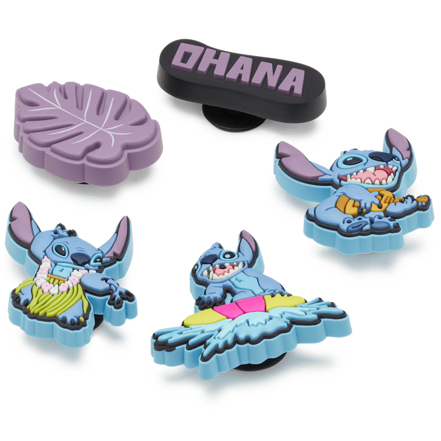 Crocs - Stitch Tropical 5 Pack Jibbitz™ charms for Women|Men|Kids|Jibbitz™ Charms