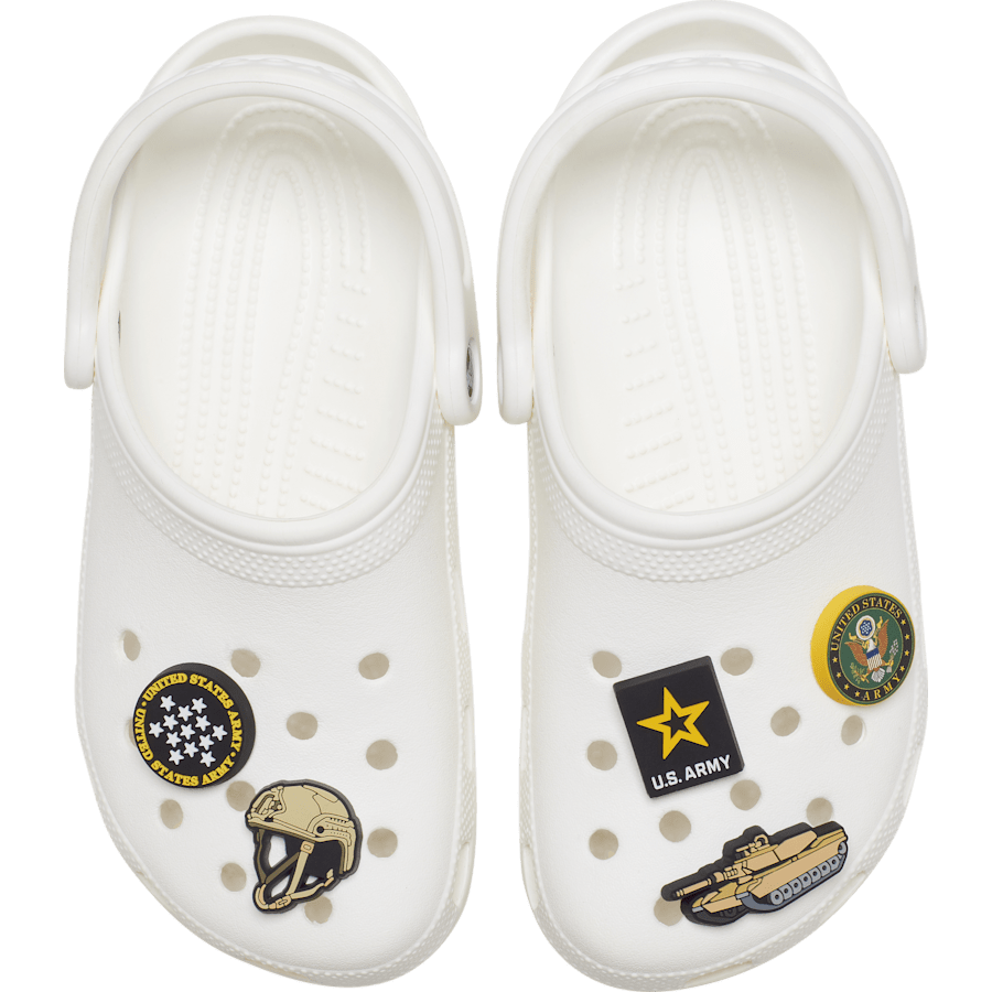 Crocs - US Army 5 Pack 2 Jibbitz™ charms for Women|Men|Kids|Jibbitz™ Charms