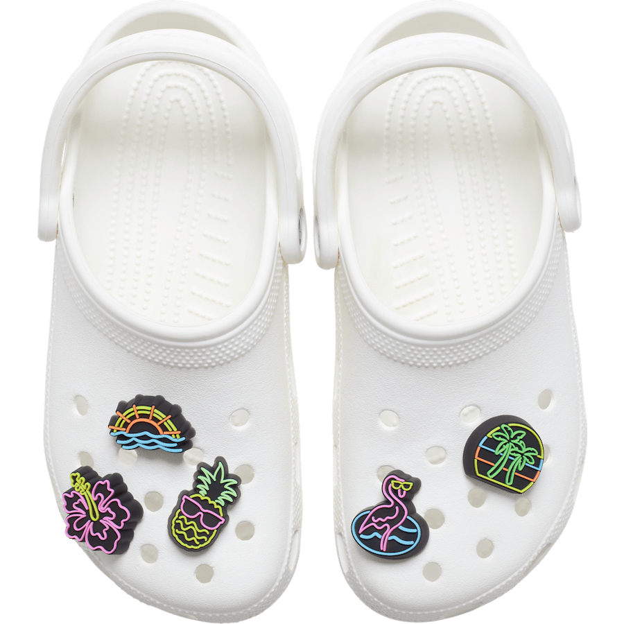 Crocs - Lights Up Neon 5 Pack Jibbitz™ charms for Women|Men|Jibbitz™ Charms