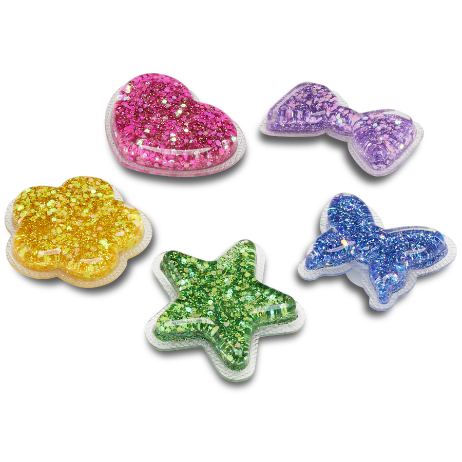 Crocs - UV Changing Squish 5 Pack Jibbitz™ charms for Women|Men|Jibbitz™ Charms