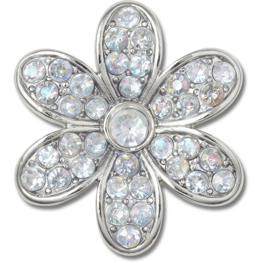 Crocs - Silver Mnchrm Daisy 1 Jibbitz™ charms for Women|Men|Jibbitz™ Charms