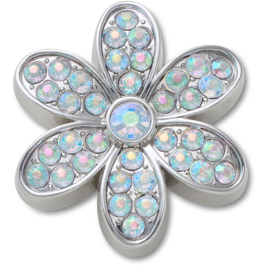 Crocs - Silver Mnchrm Daisy 1 Jibbitz™ charms for Women|Men|Jibbitz™ Charms