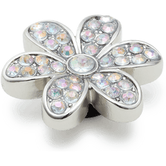 Crocs - Silver Mnchrm Daisy 1 Jibbitz™ charms for Women|Men|Jibbitz™ Charms