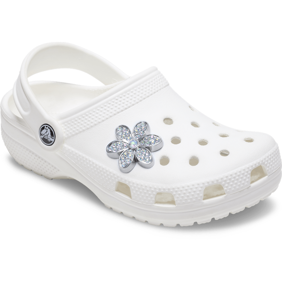 Crocs - Silver Mnchrm Daisy 1 Jibbitz™ charms for Women|Men|Jibbitz™ Charms