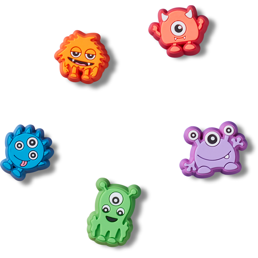 Crocs - Tiny Monster 5 Pack  Jibbitz™ charms for Women|Men|Kids|Jibbitz™ Charms