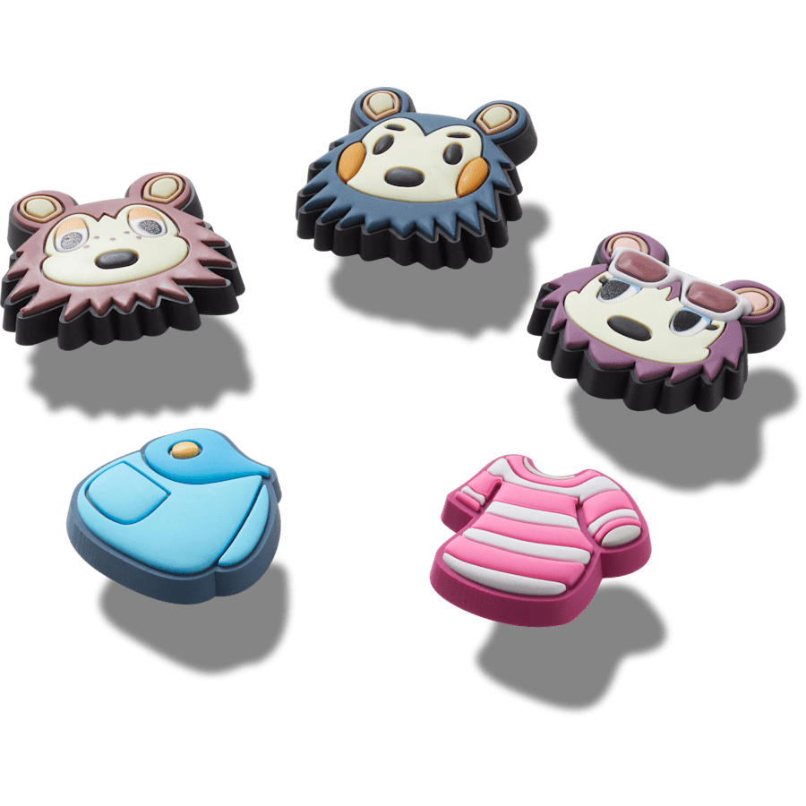Crocs - Animal Crossing Creator 5 Pack Jibbitz™ charms for Women|Men|Kids|Jibbitz™ Charms