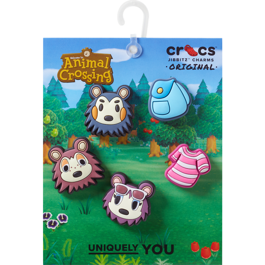 Crocs - Animal Crossing Creator 5 Pack Jibbitz™ charms for Women|Men|Kids|Jibbitz™ Charms