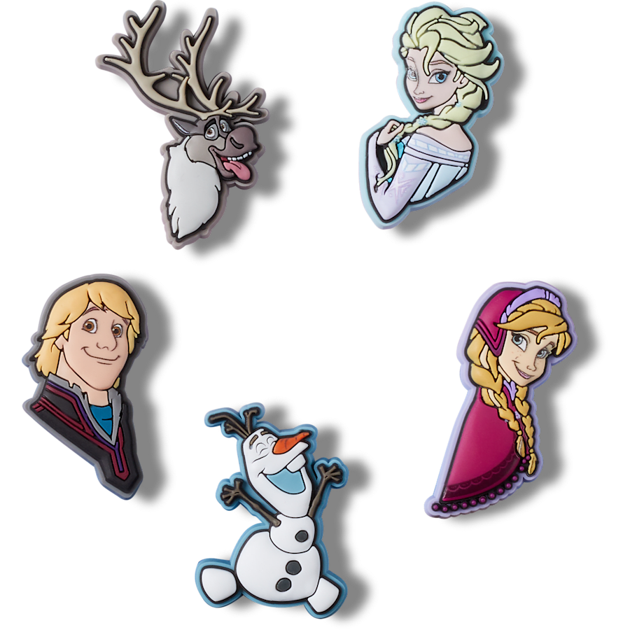 Crocs - Frozen 5 Pack Jibbitz™ charms for Women|Men|Kids|Jibbitz™ Charms