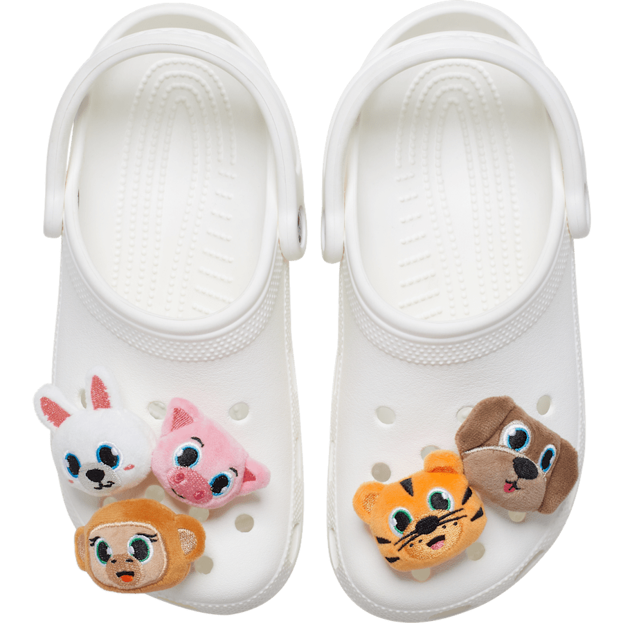 Crocs - Fuzzy Animal 5 Pack Jibbitz™ charms for Women|Men|Jibbitz™ Charms