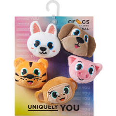 Crocs - Fuzzy Animal 5 Pack Jibbitz™ charms for Women|Men|Jibbitz™ Charms