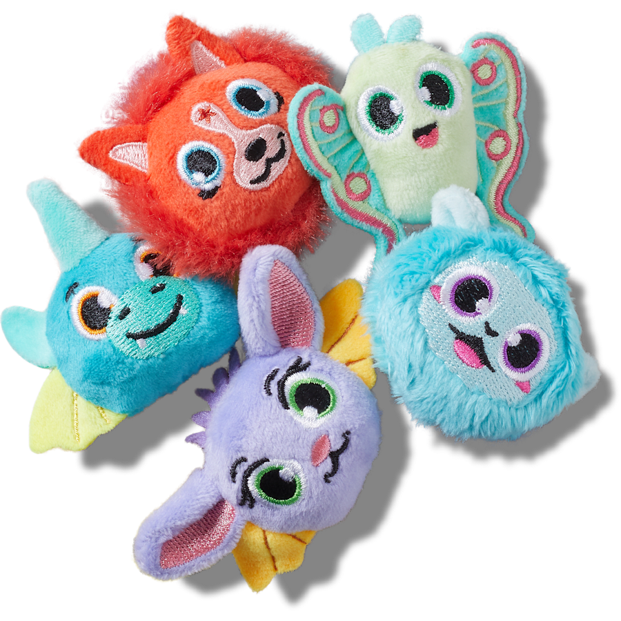 Crocs - Fuzzy Fantasy Animals 5 Pack Jibbitz™ charms for Women|Men|Jibbitz™ Charms