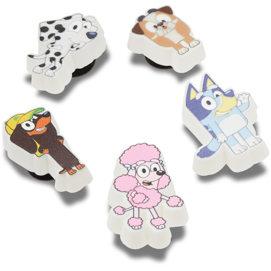 Crocs - Bluey 5Pack Jibbitz™ charms for Women|Men|Kids|Jibbitz™ Charms
