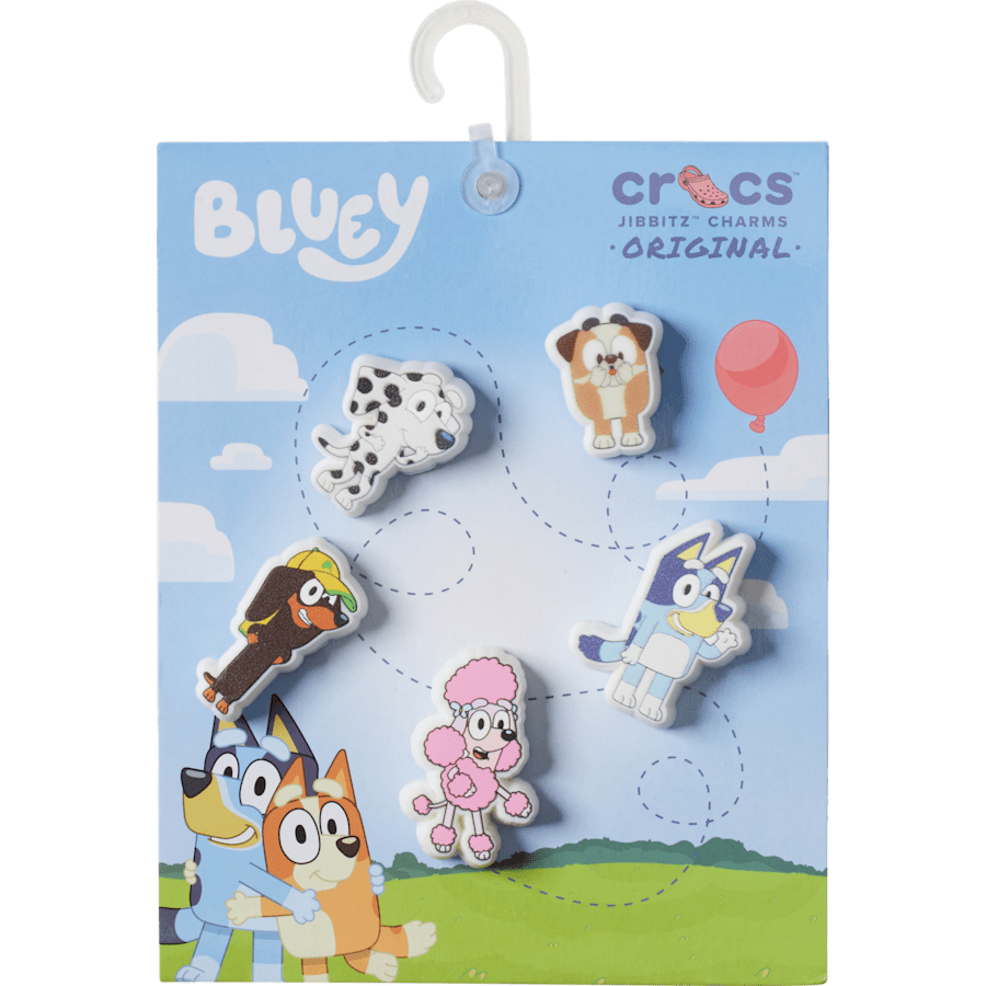 Crocs - Bluey 5Pack Jibbitz™ charms for Women|Men|Kids|Jibbitz™ Charms