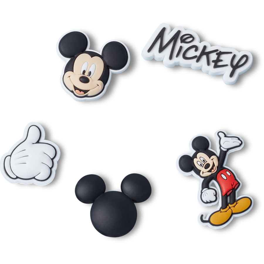 Crocs - Disney Mickey 5 Pack Jibbitz™ charms for Women|Men|Kids|Jibbitz™ Charms