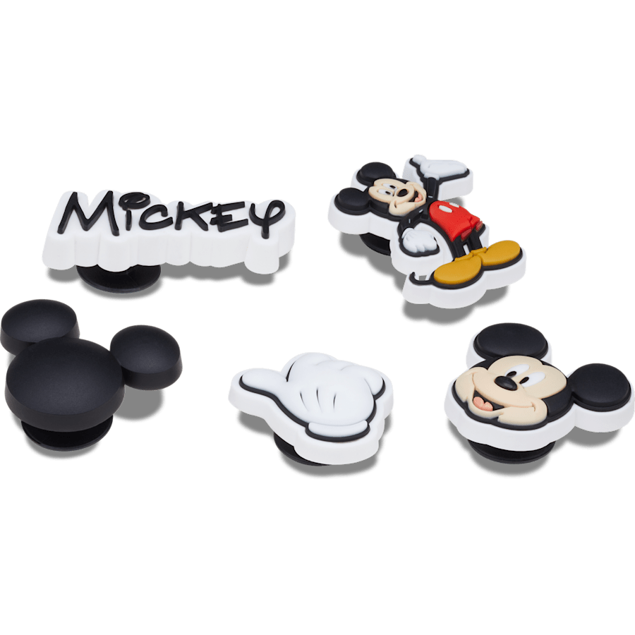 Crocs - Disney Mickey 5 Pack Jibbitz™ charms for Women|Men|Kids|Jibbitz™ Charms