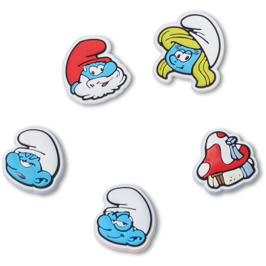 Crocs - Smurfs 5 Pack Jibbitz™ charms for Women|Men|Kids|Jibbitz™ Charms