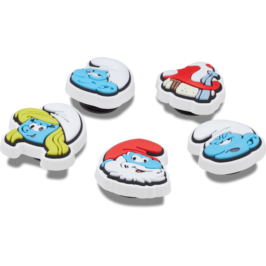 Crocs - Smurfs 5 Pack Jibbitz™ charms for Women|Men|Kids|Jibbitz™ Charms