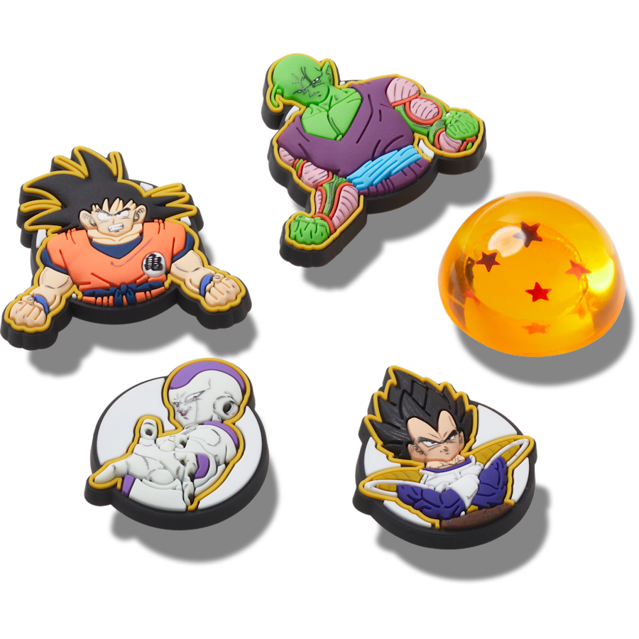 Crocs - Dragon Ball Z 5 Pack Jibbitz™ charms for Women|Men|Kids|Jibbitz™ Charms