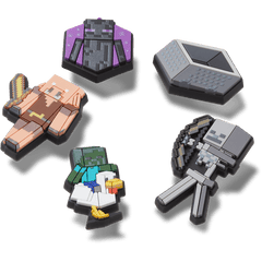 Crocs - Minecraft 5 Pack Jibbitz™ charms for Women|Men|Kids|Jibbitz™ Charms