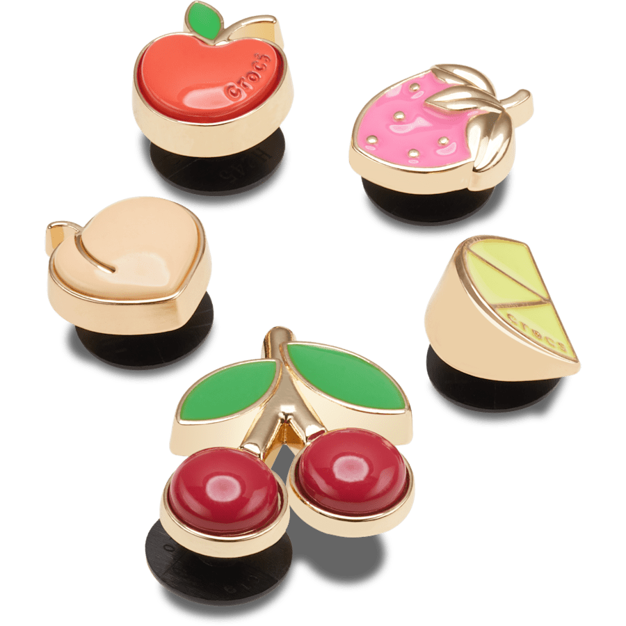 Crocs - Elevated Fruits 5 Pack Jibbitz™ charms for Women|Men|Jibbitz™ Charms
