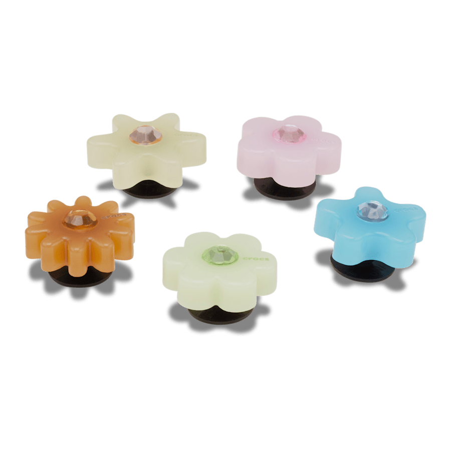 Crocs - Enlighten Flower 5 Pack Jibbitz™ charms for Women|Men|Jibbitz™ Charms