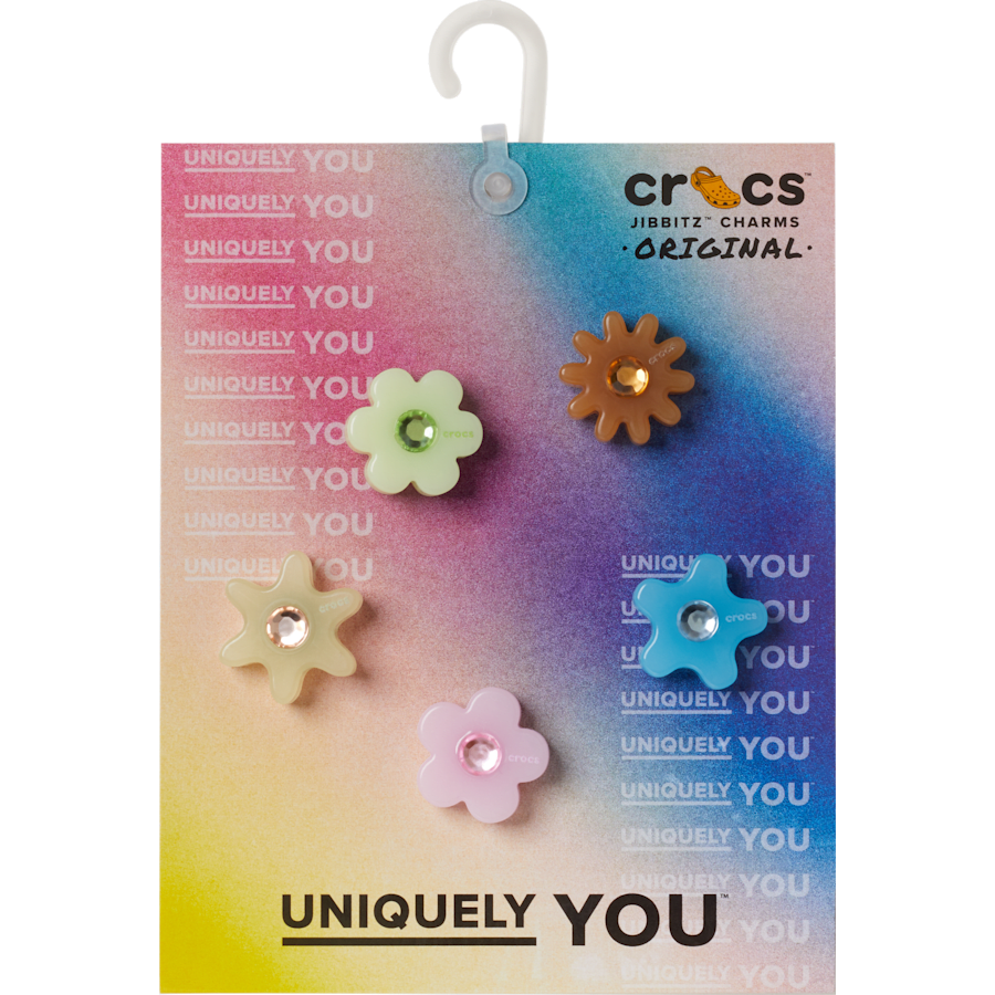Crocs - Enlighten Flower 5 Pack Jibbitz™ charms for Women|Men|Jibbitz™ Charms