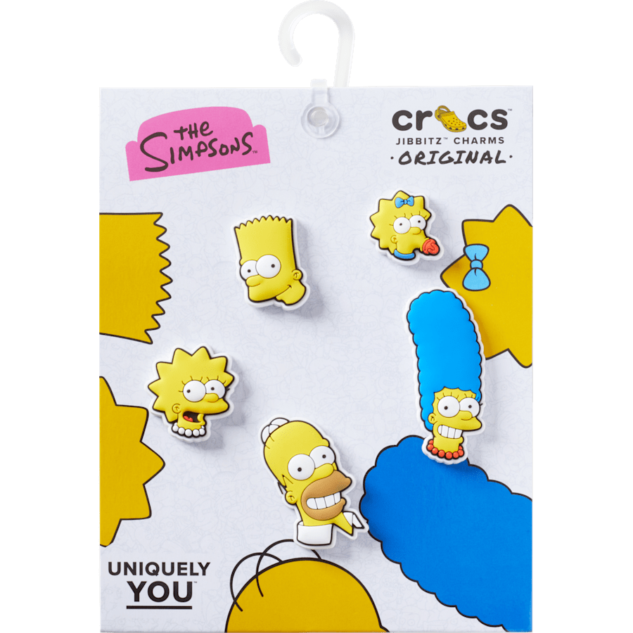 Crocs - The Simpsons 5 Pack Jibbitz™ charms for Women|Men|Kids|Jibbitz™ Charms