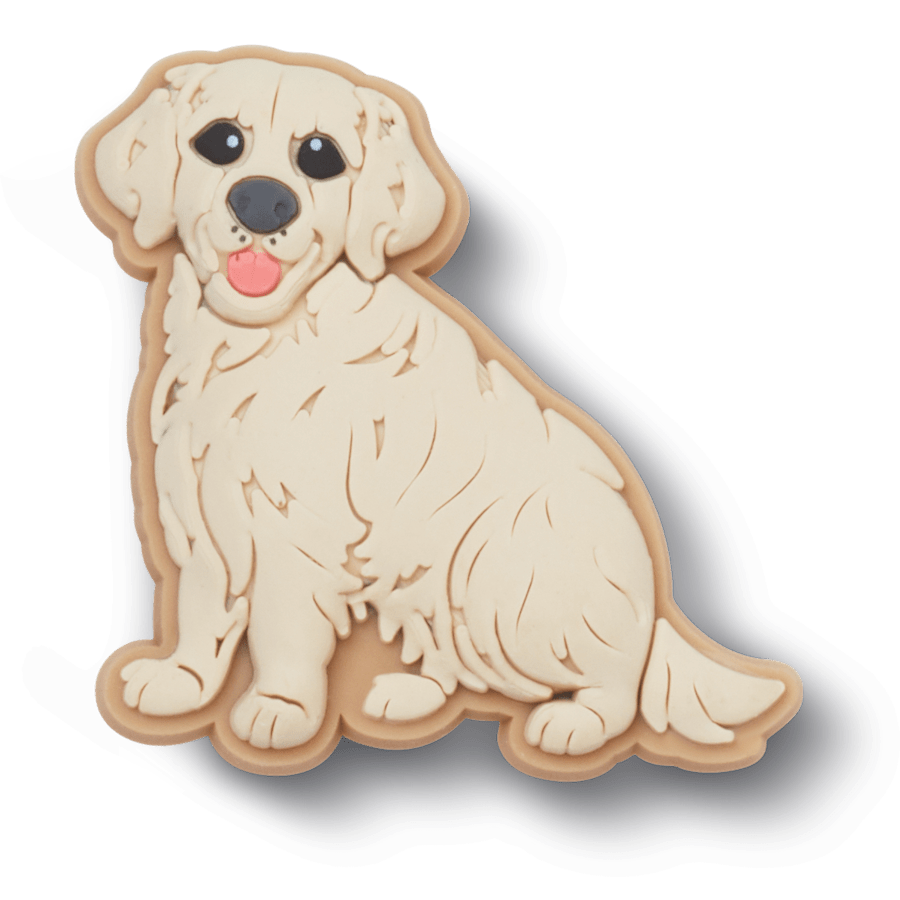 Crocs - b'Golden Retriever Puppy Jibbitz Shoe Charm' for Women|Men|Jibbitz™ Charms