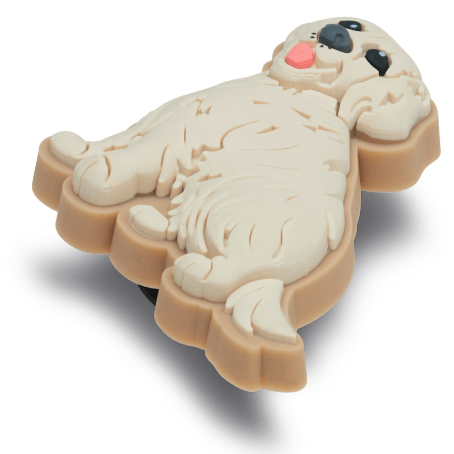 Crocs - b'Golden Retriever Puppy Jibbitz Shoe Charm' for Women|Men|Jibbitz™ Charms