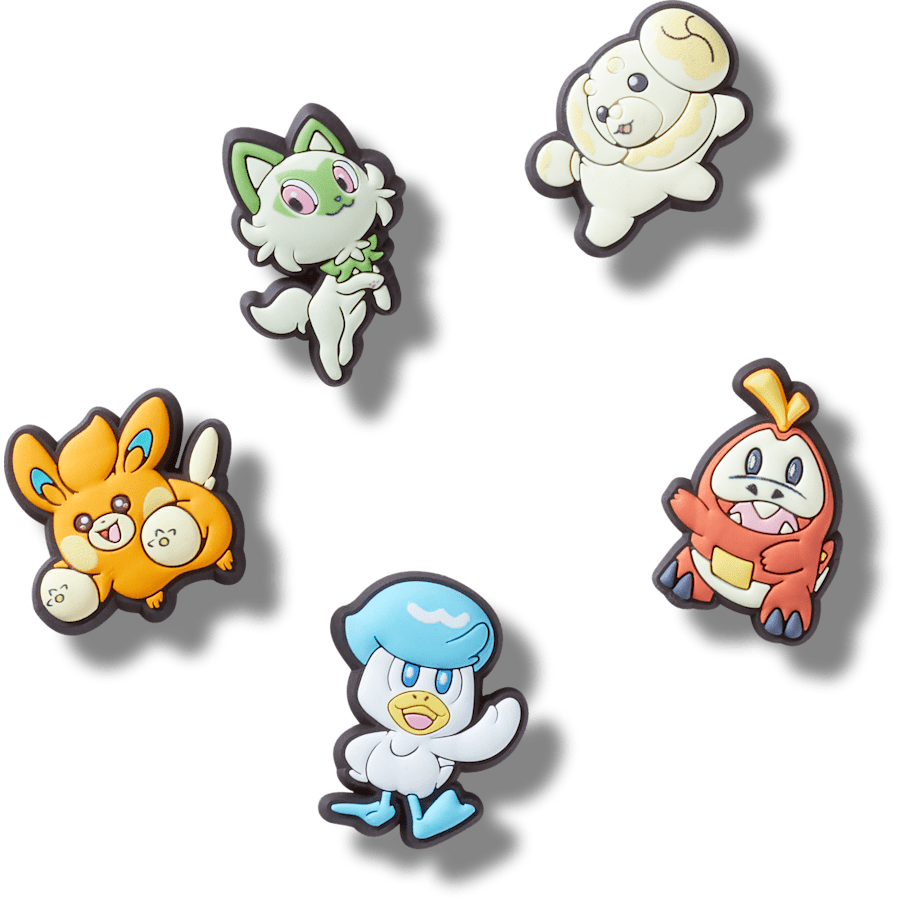 Crocs - Pokemon Paldea 5 Pack Jibbitz™ charms for Women|Men|Kids|Jibbitz™ Charms