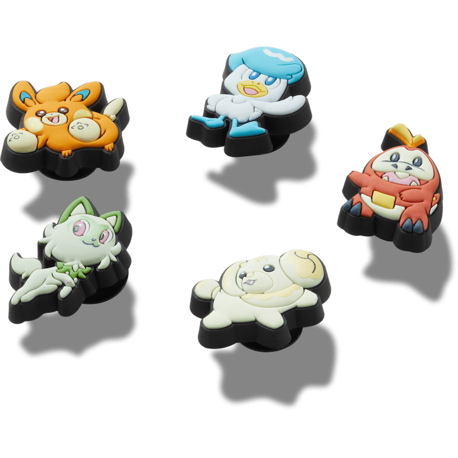 Crocs - Pokemon Paldea 5 Pack Jibbitz™ charms for Women|Men|Kids|Jibbitz™ Charms