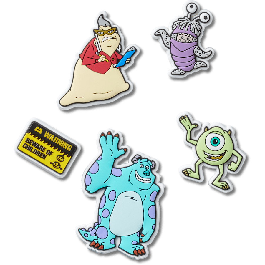 Crocs - Monsters Inc 5Pck Jibbitz™ charms for Women|Men|Kids|Jibbitz™ Charms