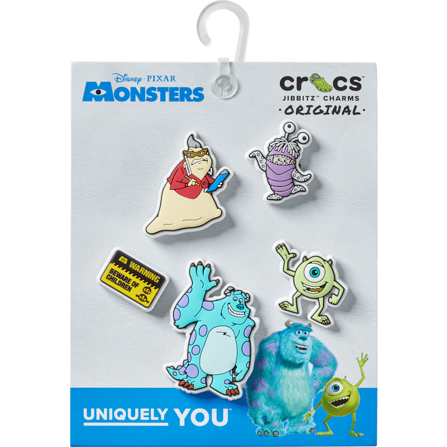 Crocs - Monsters Inc 5Pck Jibbitz™ charms for Women|Men|Kids|Jibbitz™ Charms