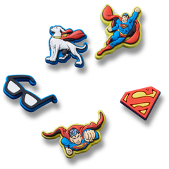 Crocs - Superman 5 Pck Jibbitz™ charms for Women|Men|Kids|Jibbitz™ Charms