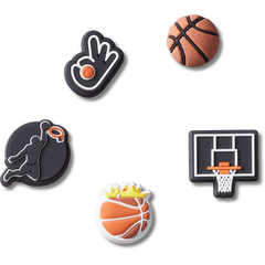 Crocs - Basketball Team 5 Pack Jibbitz™ charms for Women|Men|Jibbitz™ Charms